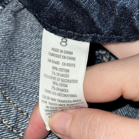 distressed American Eagle cutoff denim shorts size 8 - Picture 3 of 3